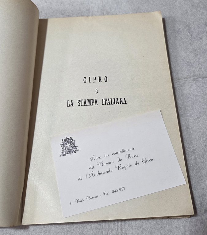 Cipro e la stampa italiana | Immagine Gallery 2