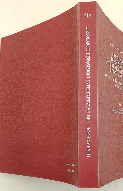 Circolari e disposizioni interpretative del regolamento emanate dal presidente della …