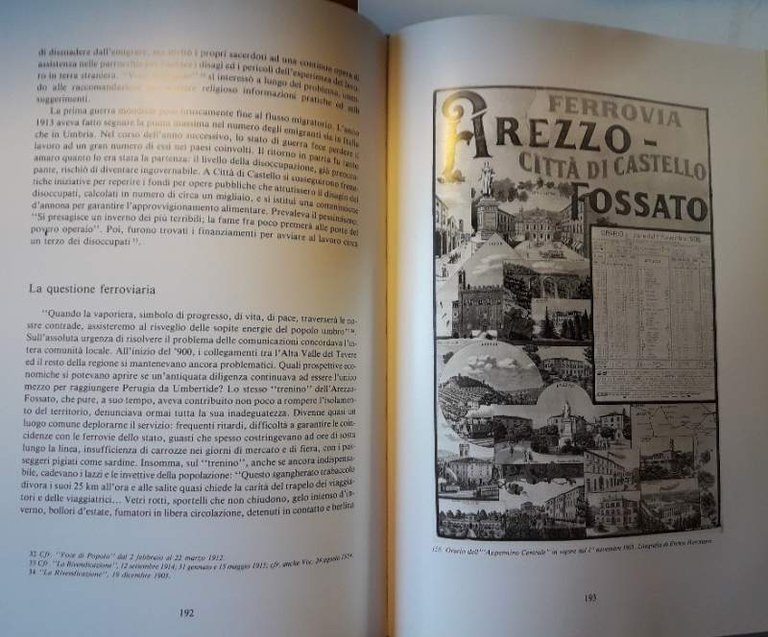 CITTA' DI CASTELLO 1860-1960- LA CITTA' E LA SUA GENTE(1988)