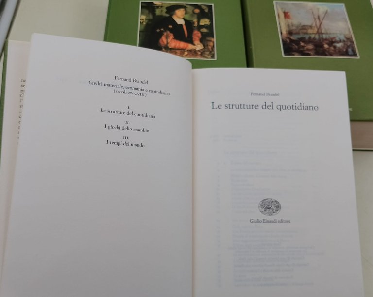 Civilta' materiale, economia e capitalismo(secoli XV-XVIII)- 3 voll