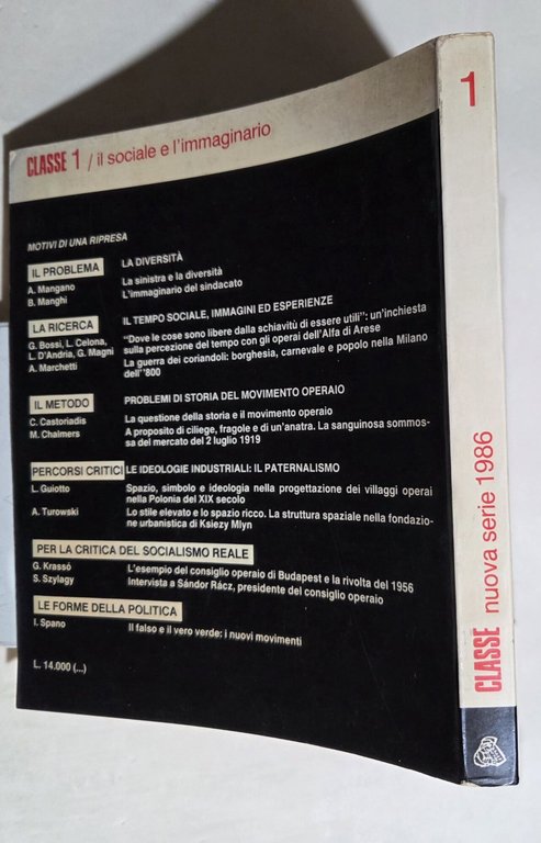 Classe: il sociale e l'immaginario