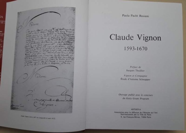 CLAUDE VIGNON 1593-1670( 1993)