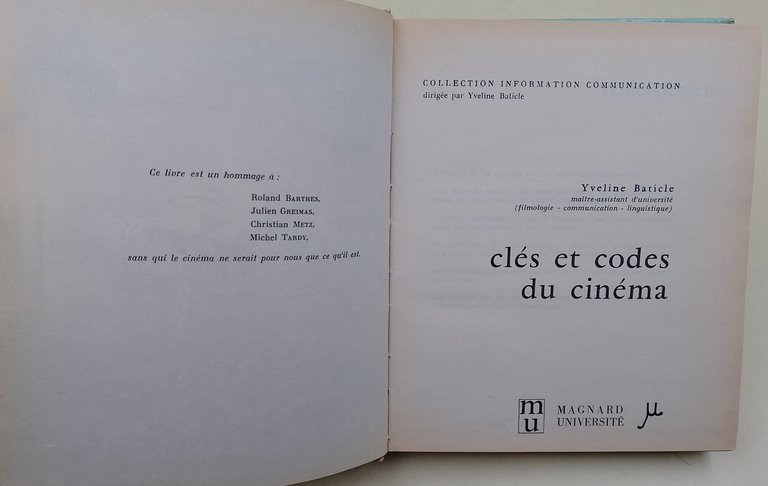 Cles et codes du cinema