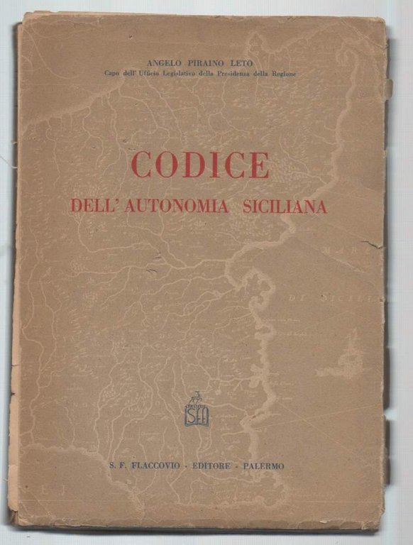 CODICE DELL'AUTONOMIA SICILIANA (1949)