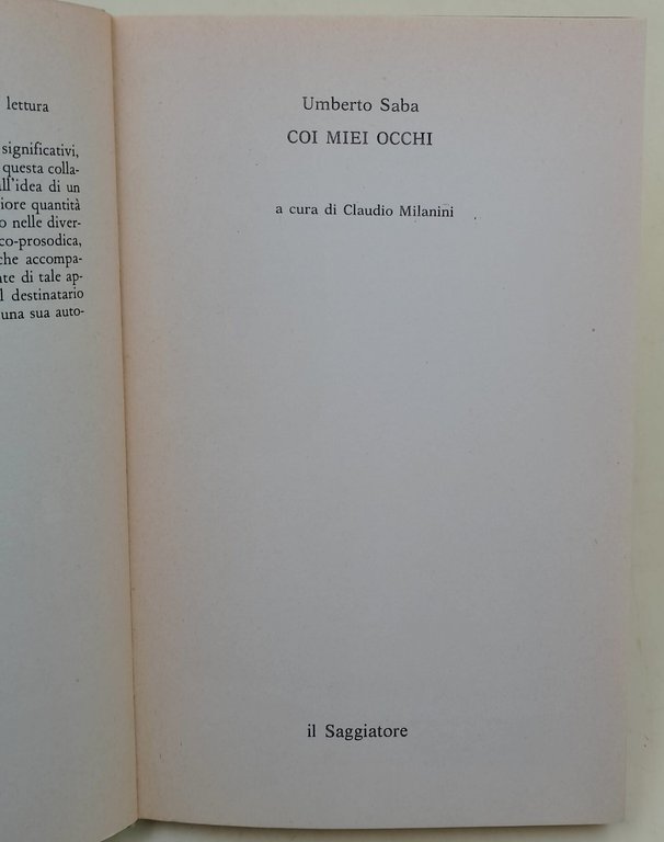 Coi miei occhi