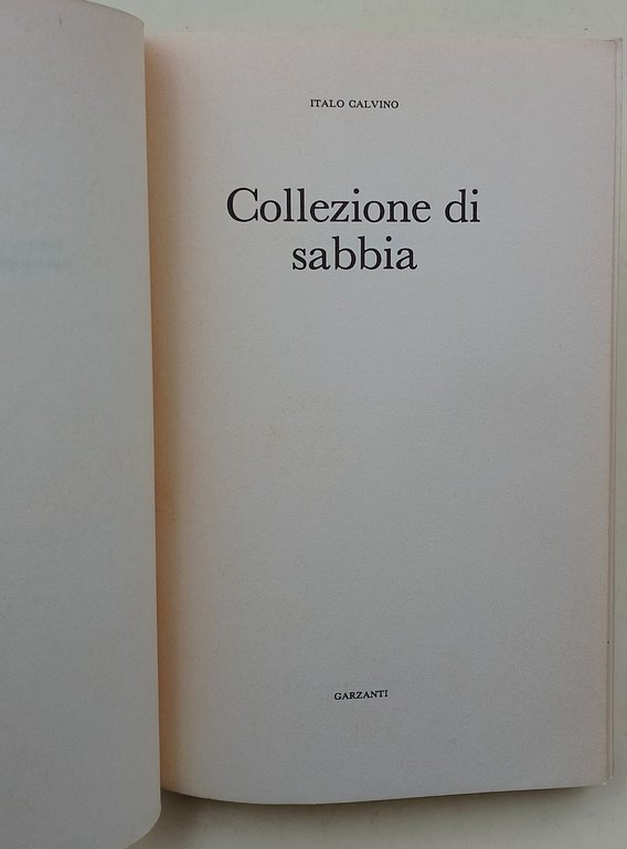 Collezione di sabbia