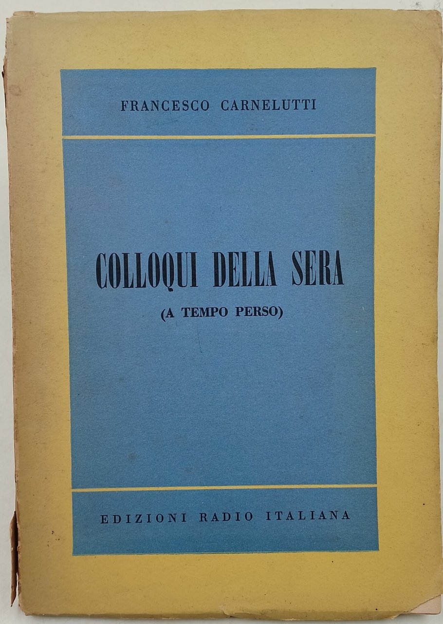 Colloqui della sera(a tempo perso)