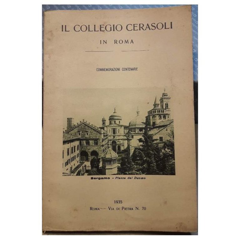 COMMEMORAZIONI CENTENARIE 1735-1935/1835-1935( 1935)