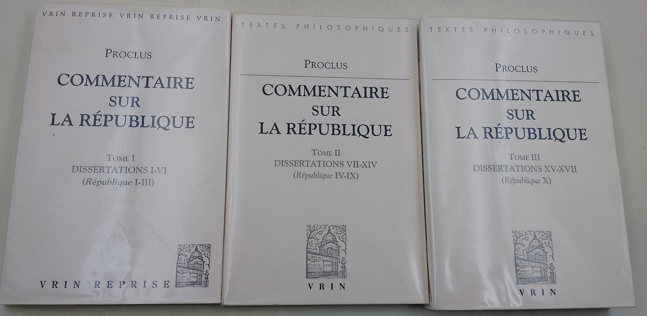 Commentaire sur la Republique- 3 tomi