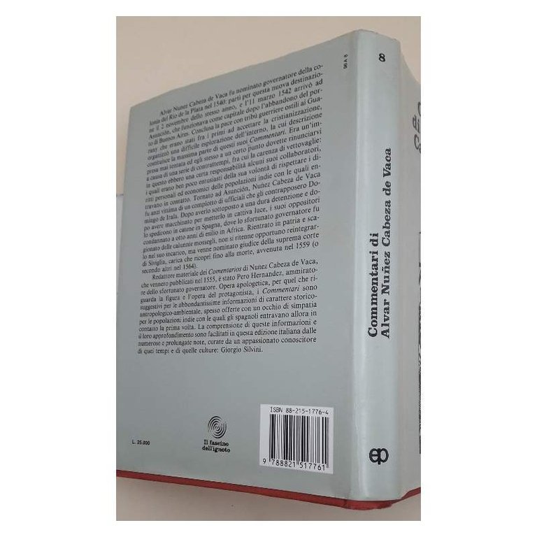 COMMENTARI DI ALVAR NUNEZ CABEZA DE VACA(1989)