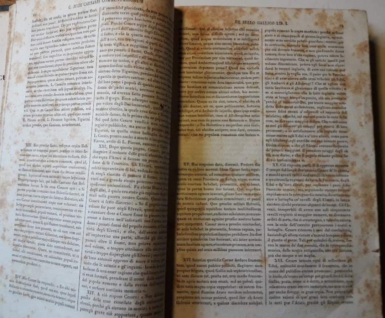 COMMENTARII DI C.GIULIO CESARE-VOLUME I(1836)