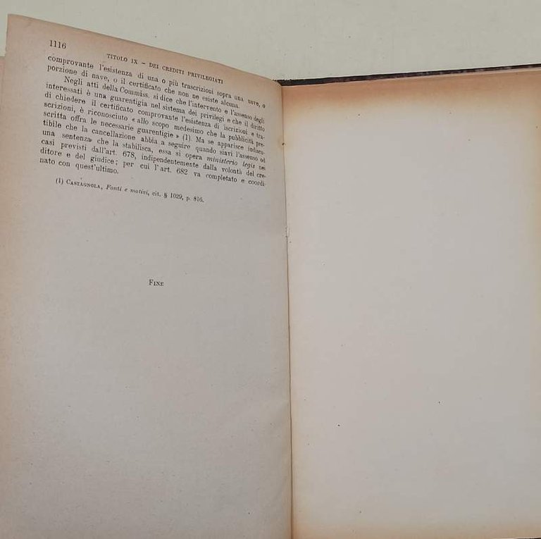 COMMENTARIO AL CODICE DI COMMERCIO-VOL. VI- DEL COMMERCIO MARITTIMO E …