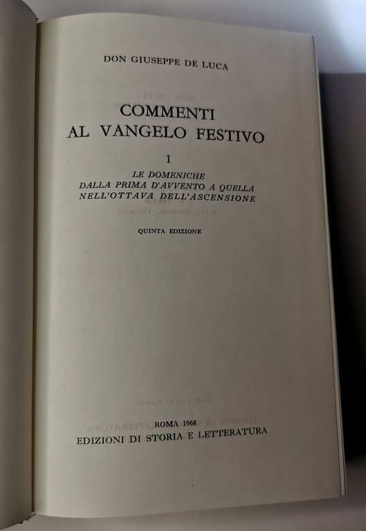 Commenti al Vangelo Festivo - 2 Voll.