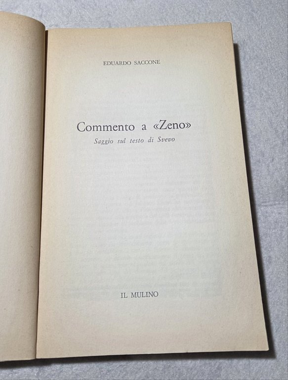 Commento a " Zeno" - Saggio sul testo di Svevo | Immagine Gallery 2