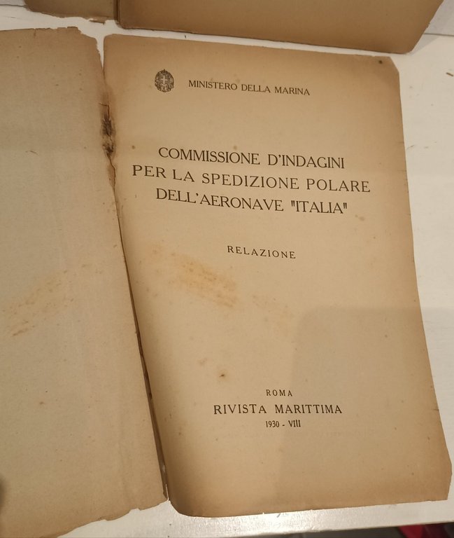 Commissione d'indagini per la spedizione polare dell'aeronave "Italia" relazione | Immagine Gallery 2