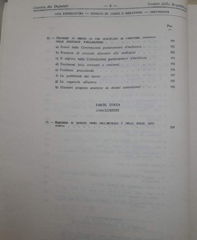 COMMISSIONE PARLAMENTARE D'INCHIESTA SUL CASO SINDONA...(1982)