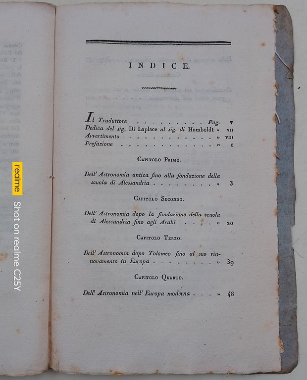 Compendio della storia dell'Astronomia, tradotto nel volgare italiano da Antonio …