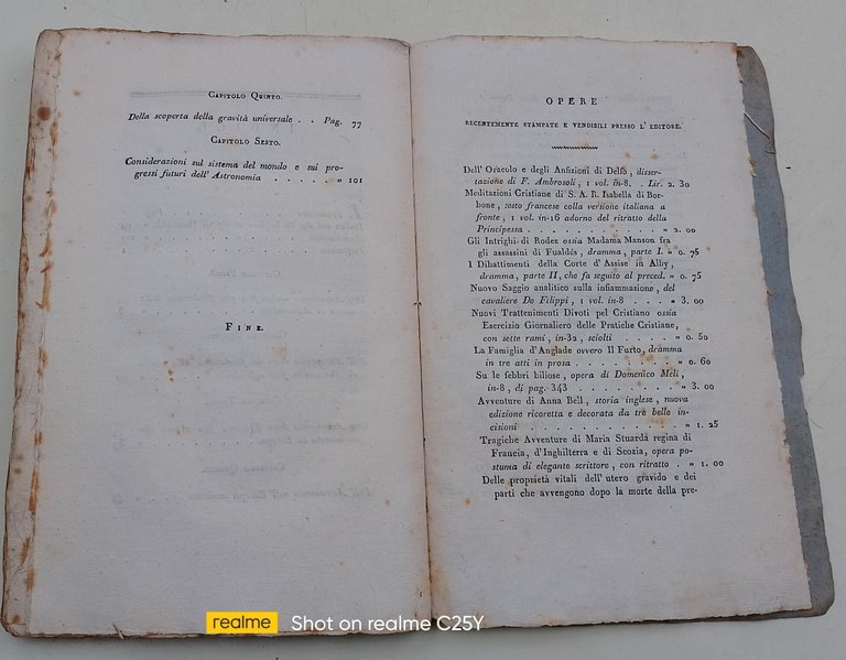 Compendio della storia dell'Astronomia, tradotto nel volgare italiano da Antonio …