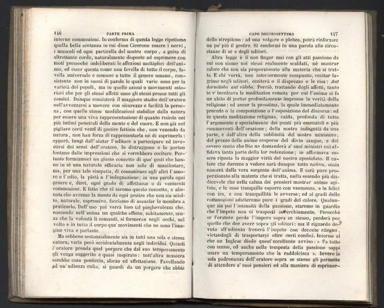 COMPENDIO DELLE LEZIONI DI ELOQUENZA SACRA(1850)