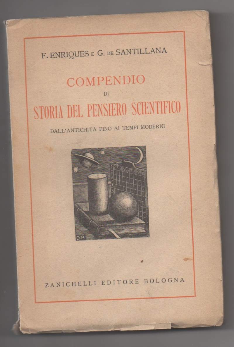 COMPENDIO DI STORIA DEL PENSIERO SCIENTIFICO Dall'antichità fino ai tempi … | Immagine principale