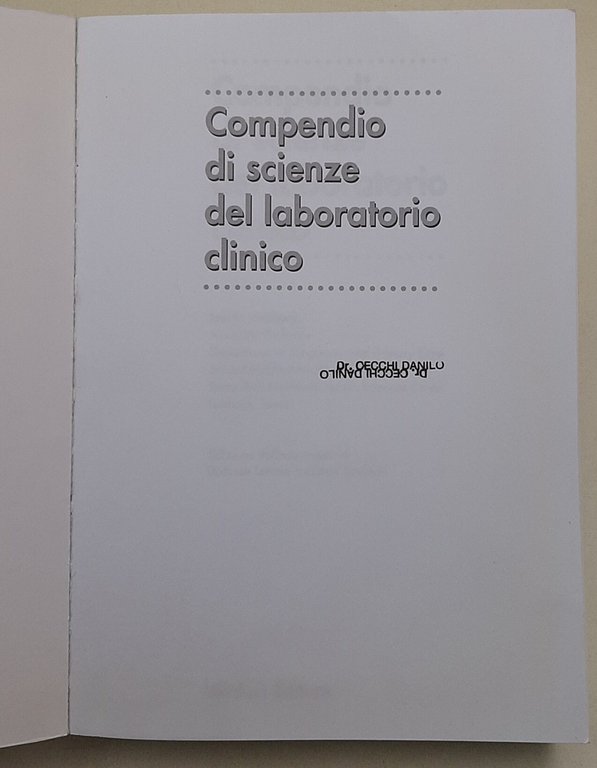 Compendio si scienze del laboratorio clinico | Immagine Gallery 2
