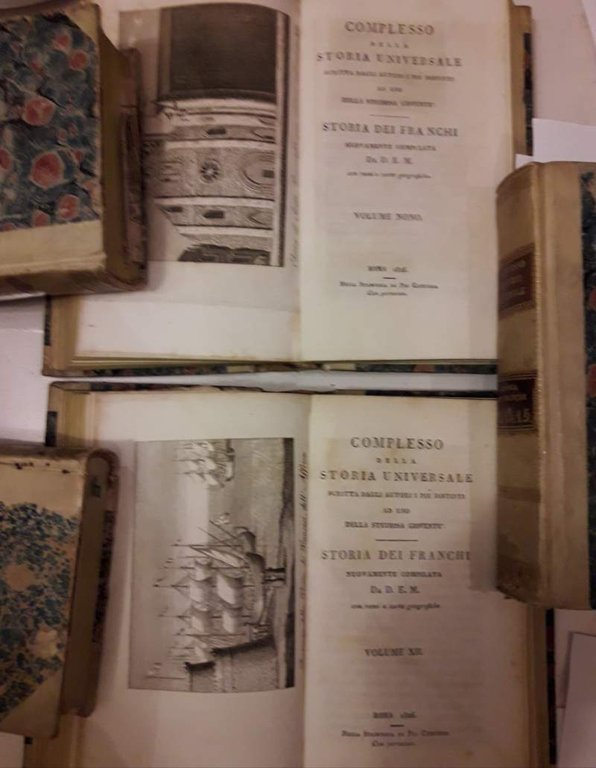 COMPLESSO DELLA STORIA UNIVERSALE scritta dagli autori i piu' distinti …