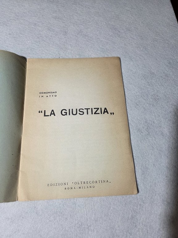 Comunismo in atto " La giustizia" | Immagine Gallery 2