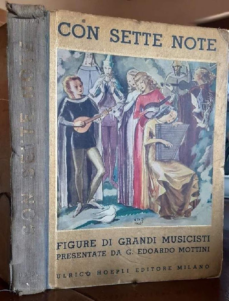 CON SETTE NOTE-FIGURE DI GRANDI MUSICISTI PRESENTATE AI GIOVANI(1935)