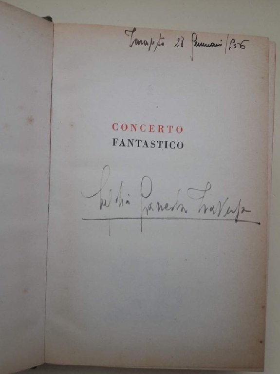 CONCERTO FANTASTICO-110 RACCONTI CAPRICCI DIVERTIMENTI RITRATTI(1954)
