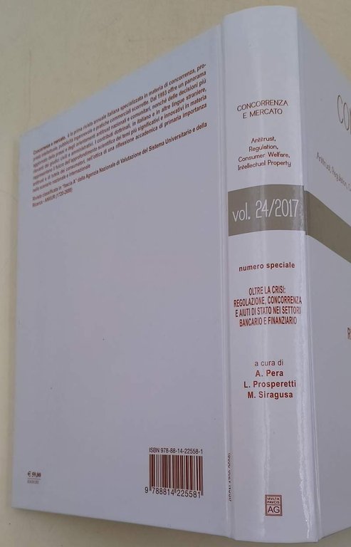 CONCORRENZA E MERCATO-VOL. 24/2017-NUMERO SPECIALE(2017)