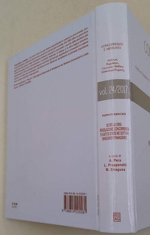 CONCORRENZA E MERCATO-VOL. 24/2017-NUMERO SPECIALE(2017)