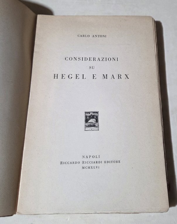 Considerazioni su Hegel e Marx | Immagine Gallery 2