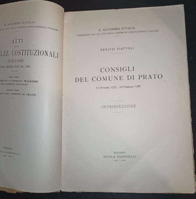 Consigli del Comune di Prato- 15 ottobre 1252 - 24 …