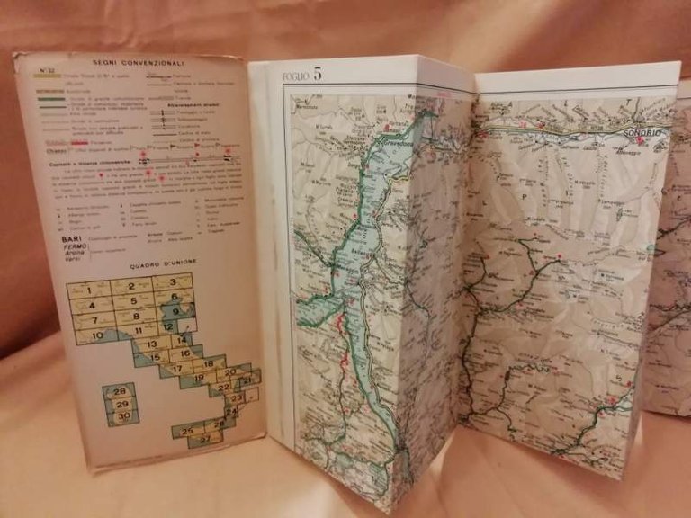 CONSOCIAZIONE TURISTICA ITALIANA. CARTA AUTOMOBILISTICA AL 200000. FOGLIO 5