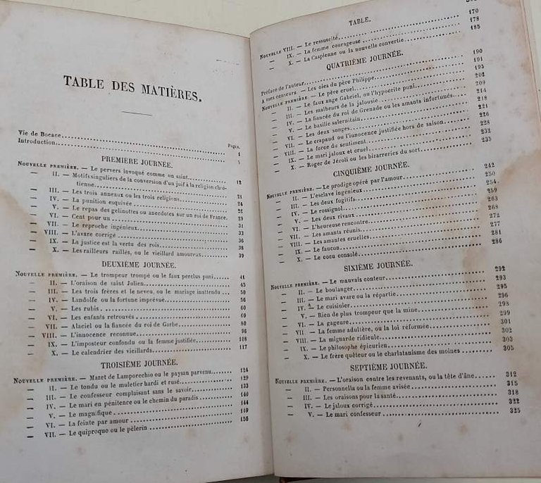 CONTES DE BOCCACE(FINE '800)