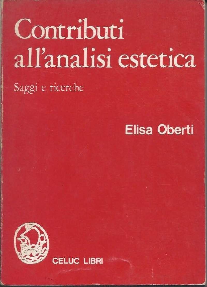 CONTRIBUTI ALL'ANALISI ESTETICA - Saggi e ricerche (1974) | Immagine principale