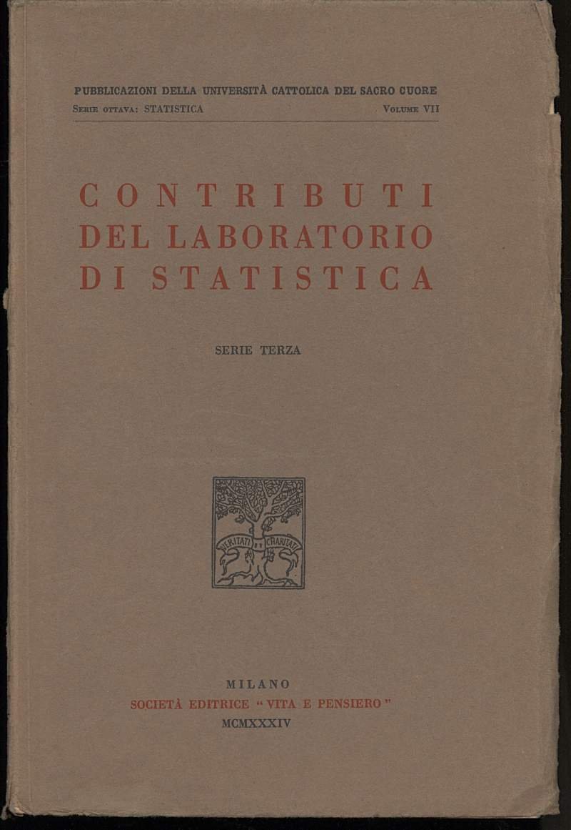 CONTRIBUTI DEL LABORATORIO DI STATISTICA