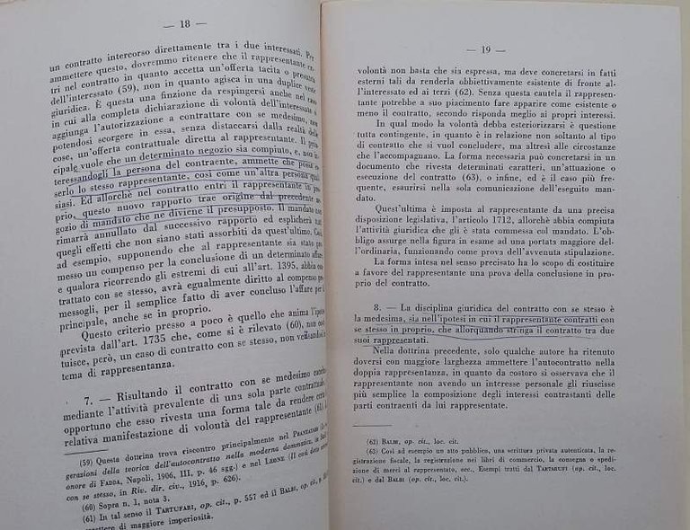 CONTRIBUTO ALLA DOTTRINA DEL CONTRATTO CON SE STESSO( 1946)