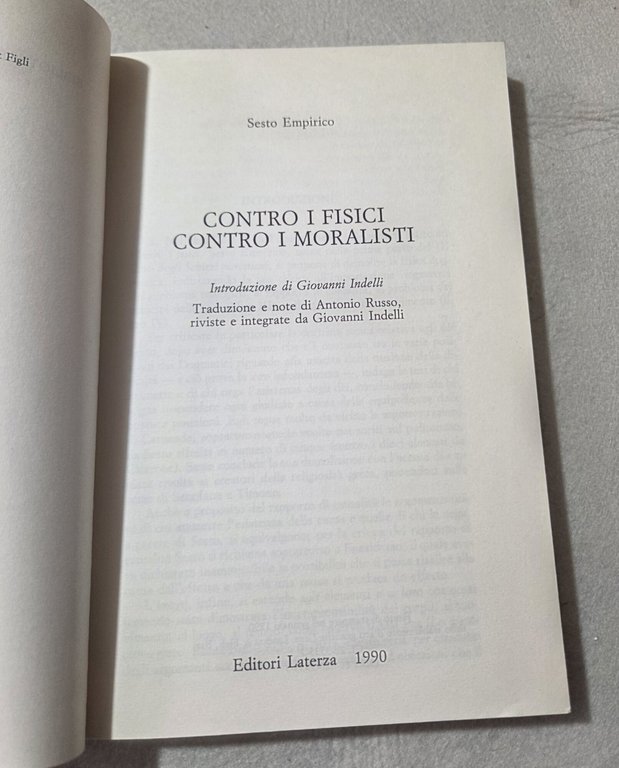 Contro i fisici. Contro i moralisti | Immagine Gallery 2