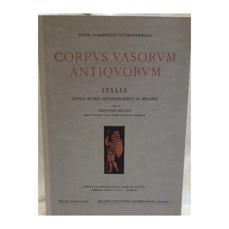 CORPUS VASORUM ANTIQUORUM-ITALIA-CIVICO MUSEO ARCHEOLOGICO DI MILANO( 1959)