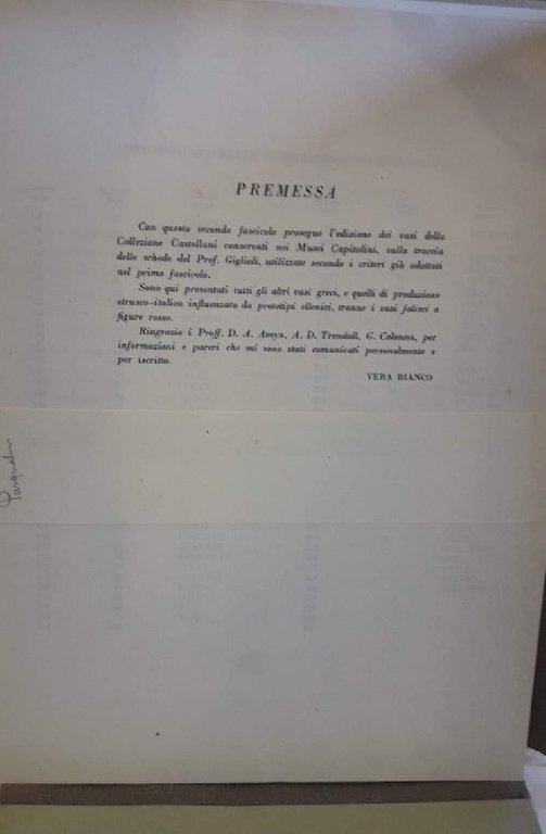 CORPUS VASORUM ANTIQUORUM-ITALIA MUSEI CAPITOLINI DI ROMA( 1965) | Immagine Gallery 6