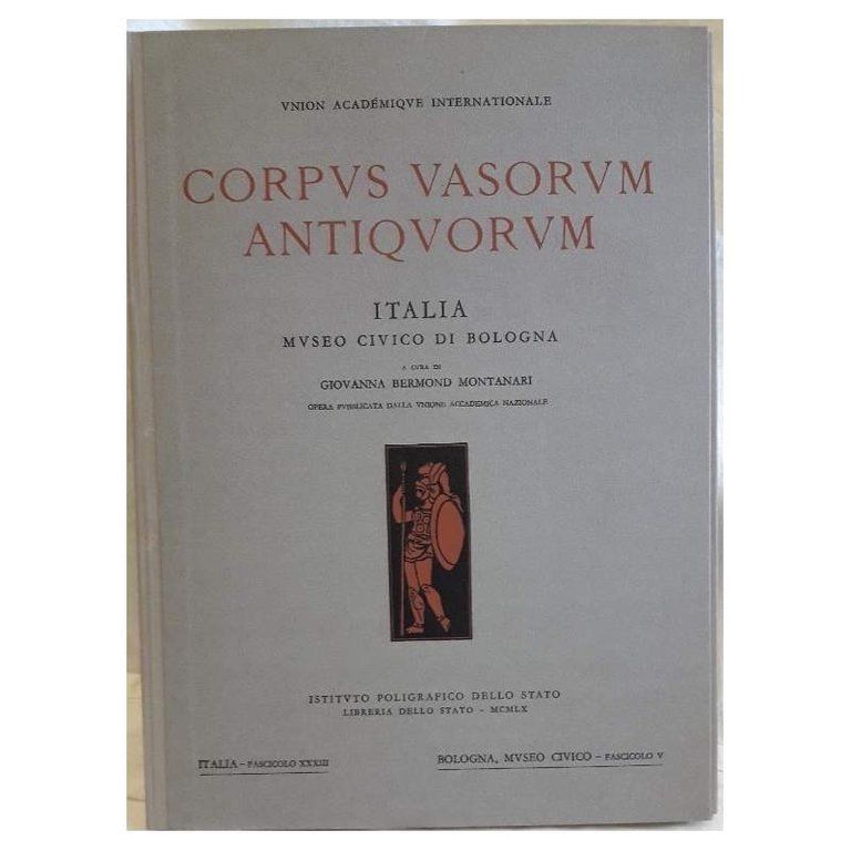 CORPUS VASORUM ANTIQUORUM-ITALIA MUSEO CIVICO DI BOLOGNA( 1960)