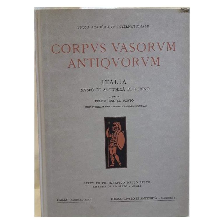CORPUS VASORUM ANTIQUORUM-ITALIA MUSEO DI ANTICHITA' DI TORINO(1960)