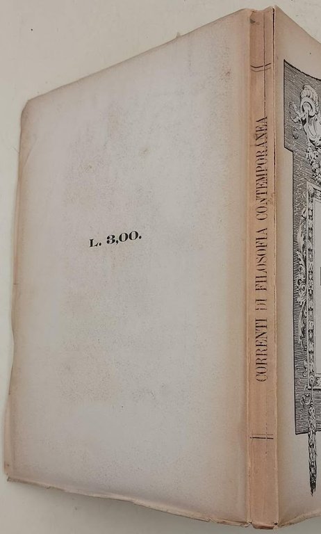 CORRENTI DI FILOSOFIA CONTEMPORANEA( 1913)