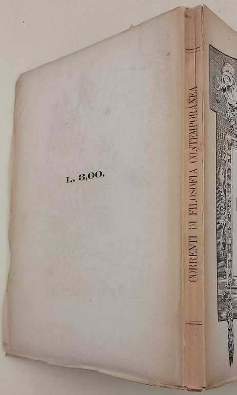CORRENTI DI FILOSOFIA CONTEMPORANEA( 1913)