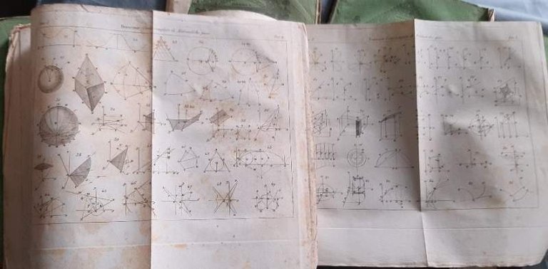 CORSO COMPLETO DI MATEMATICHE PURE-6 FASCICOLI-(1840)