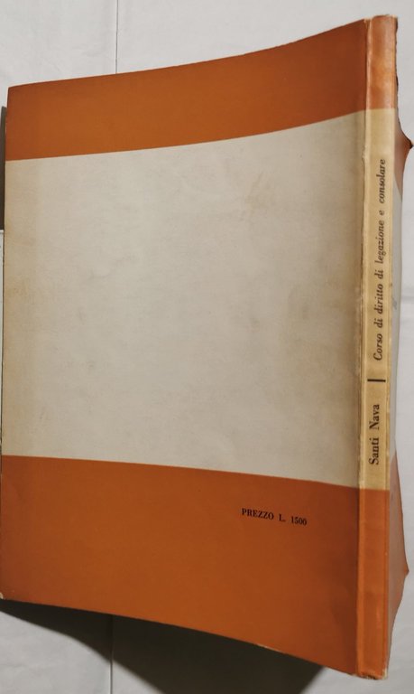 Corso di Diritto di legazione e consolare