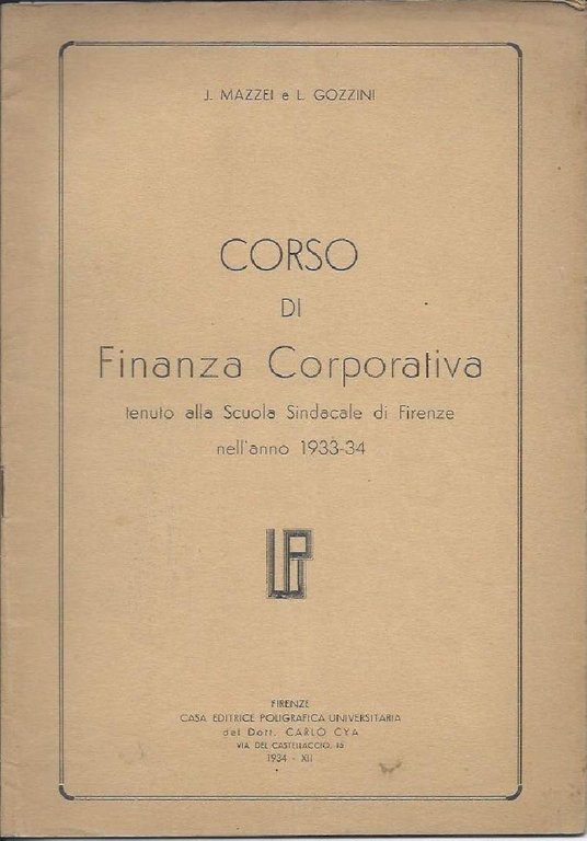 CORSO DI FINANZA CORPORATIVA - Tenuto alla Scuola Sindacale di … | Immagine Gallery 1