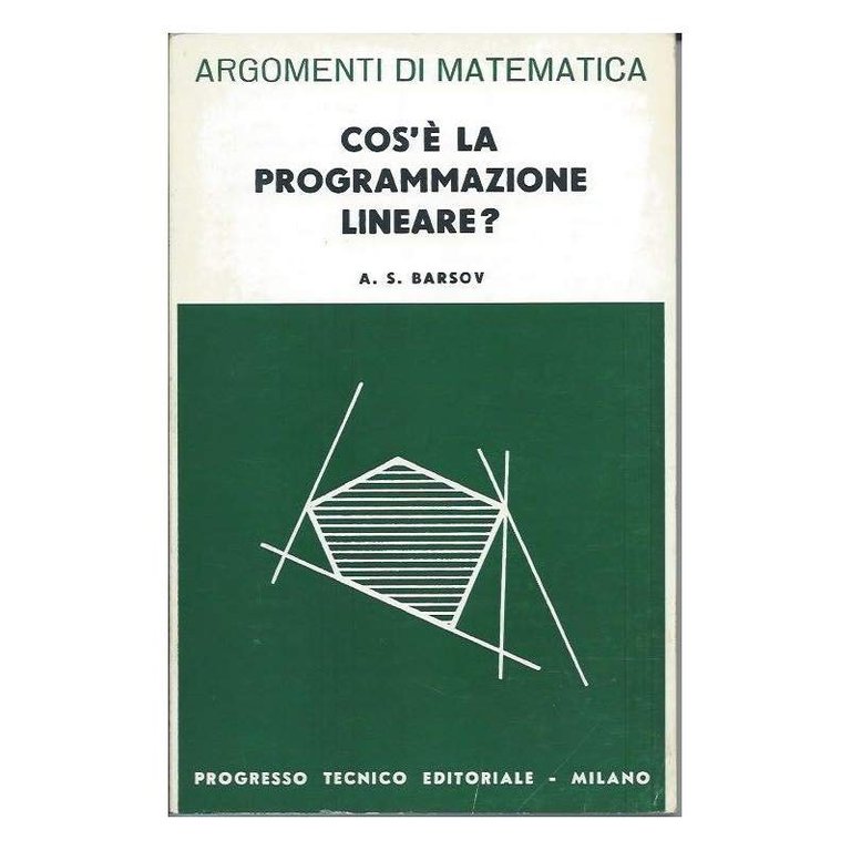 COS'E LA PROGRAMMAZIONE LINEARE (1970) | Immagine Gallery 2