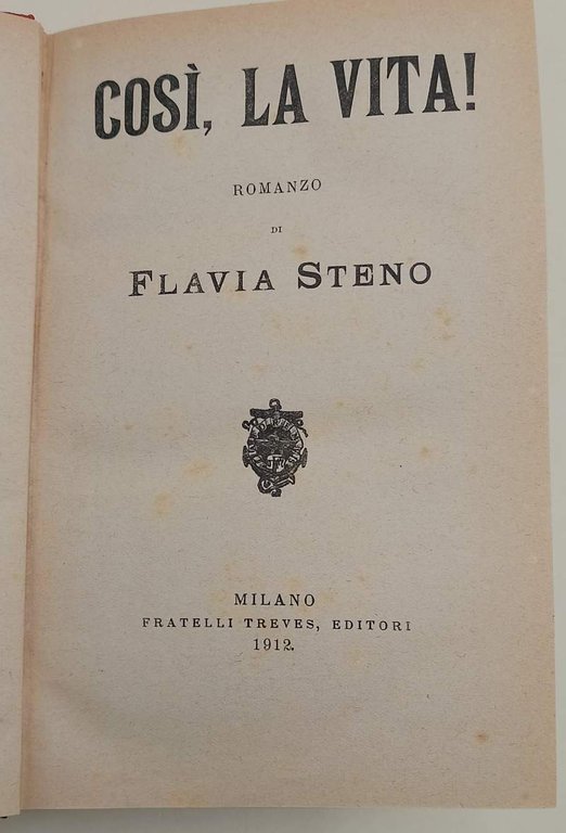 COSI, LA VITA!( 1912)